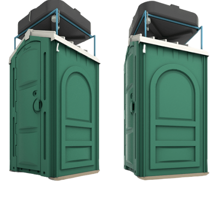 Дачный душ Стандарт EcoGR 200 литров с подогревом (Зеленый)